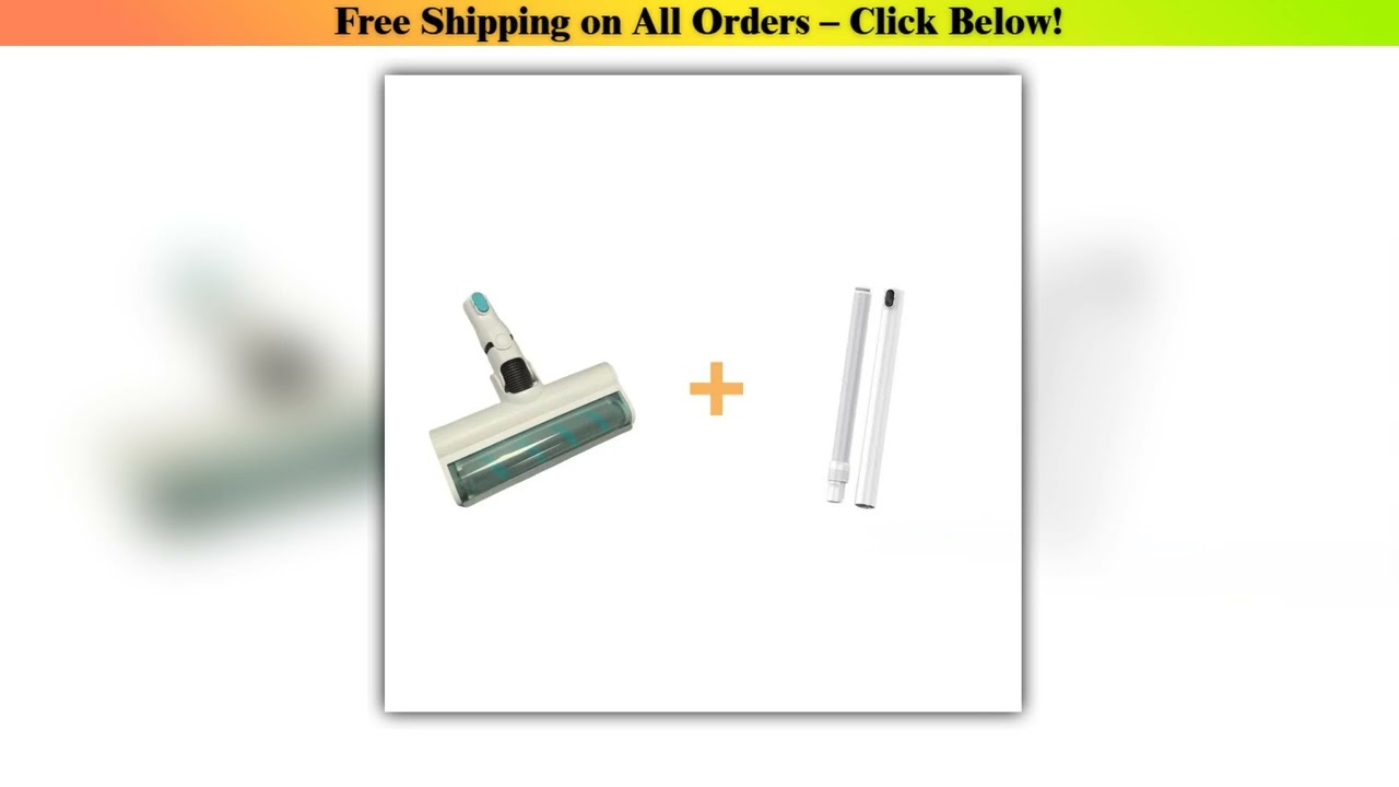 Original vacuum cleaner extension tube Metal tube and electric brush head for Tineco S5 COMBO