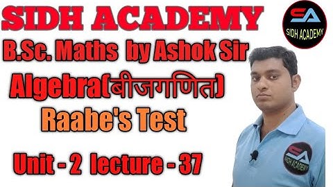 Infinite Series-Raabe