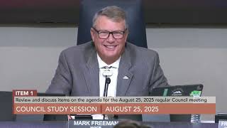 Council Study Session - 8\/25\/2025