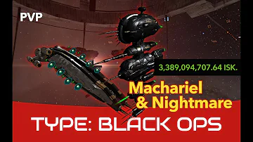 Eve Online: TYPE: BLACK OPS, Trigger [Machariel & Nightmare - 3.4 Bill] WATCH ONLY 1080p