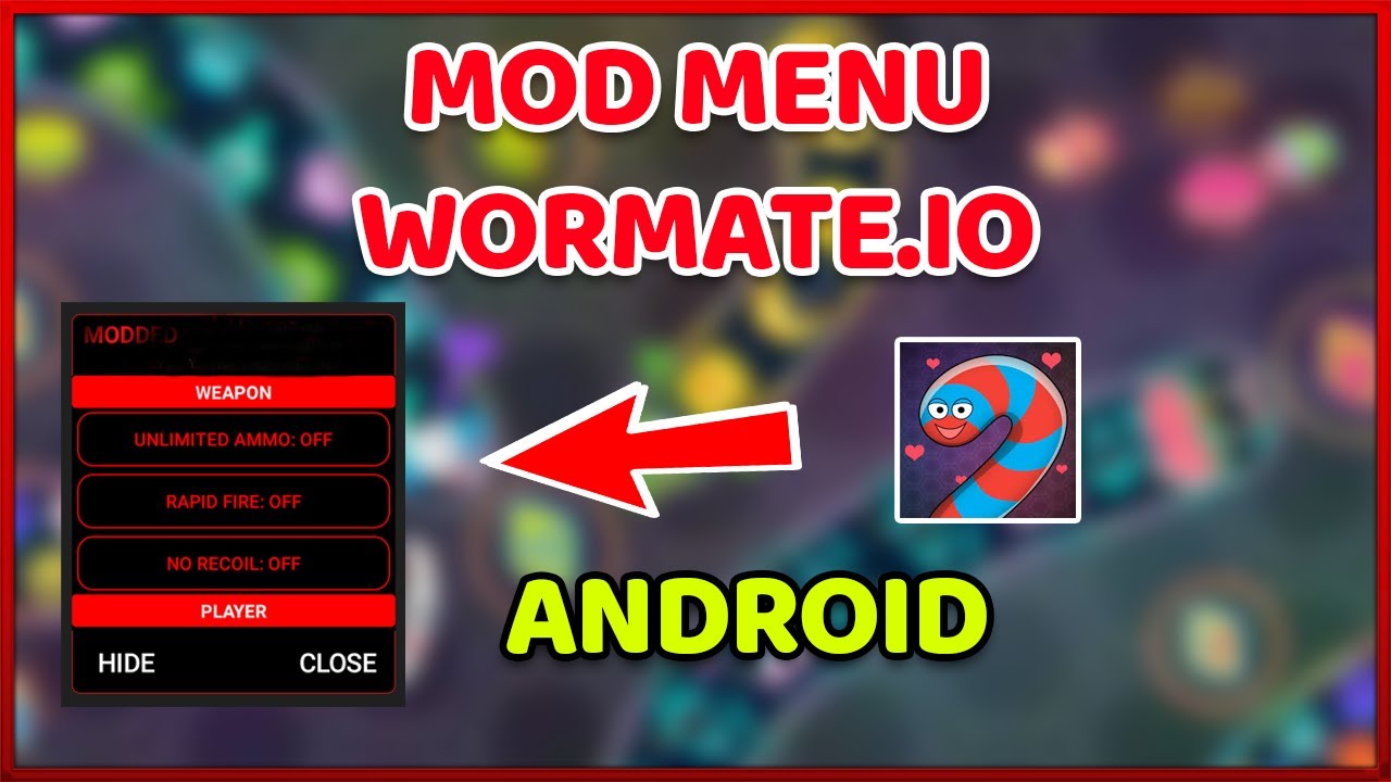 Wormate Mod Menu Android New Update YouTube