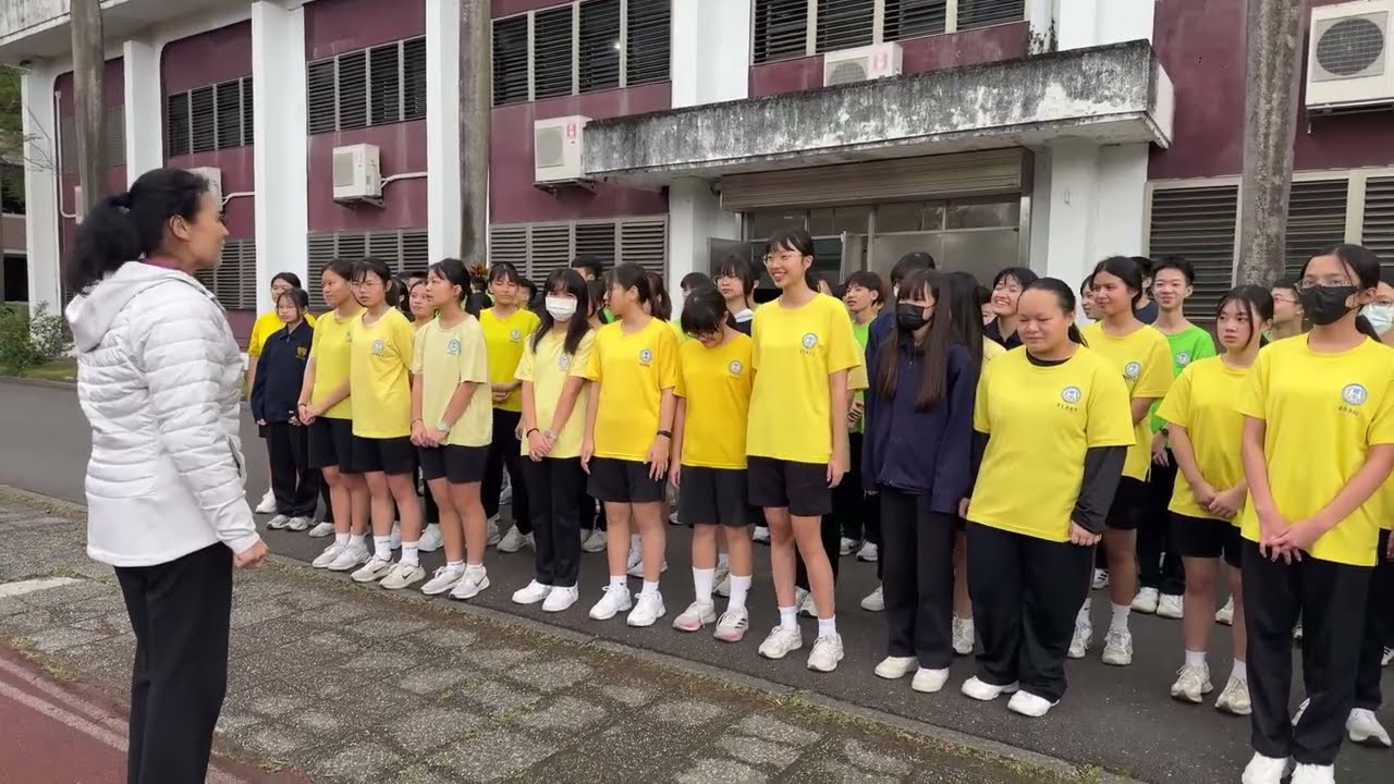 1150123 校內模擬大隊接力PK賽 賽前喊話