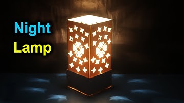 How to Make a Starry Cardboard Lampshade   DIY Easy Night Lamp