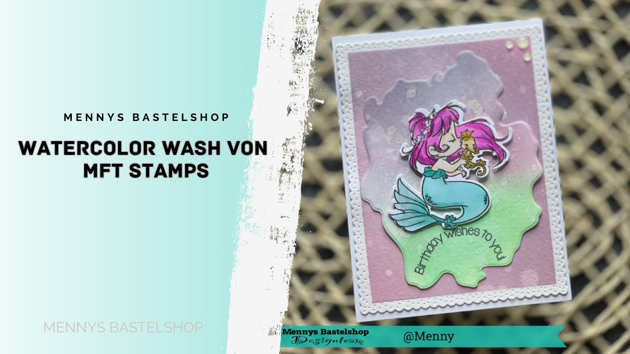 Mermaid Party Nr. 3 - C.C. Designs - Cardmaking - Karten basteln 