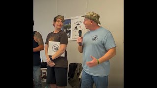Desi and Troy Presenting Their Trackway Findings At The SWFL Skunk Ape Conference June 4th 2022