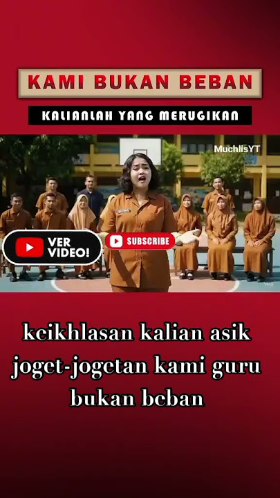 KAMI GURU BUKAN BEBAN