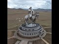 蒙古國 航拍映像 旅遊景點 Mongolia 🇲🇳 Монгол улс ᠮᠣᠩᠭᠣᠯᠤᠯᠤᠰ【冷老爹與火星女】#Shorts