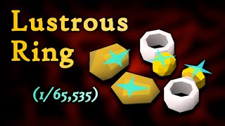 Lustrous Ring was Gonna Buff the Rare Drop Table