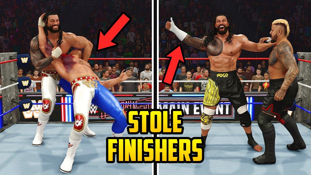 Роман Рейнс УКРАЛ 50 финишных приемов в WWE 2K25 !!!