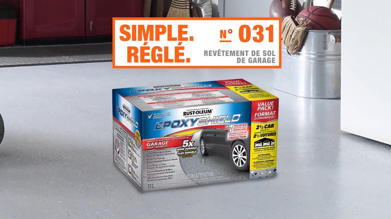 Comment peindre le plancher d’un garage à l’époxy Home Depot Canada YouTube