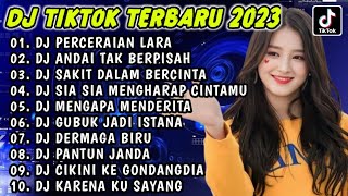 DJ TIKTOK TERBARU 2023 | DJ PERCERAIAN LARA FULL BASS 🎵 REMIX FULL ALBUM TERBARU 2023 VIRAL TIKTOK