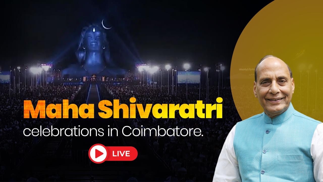 Maha Shivaratri Celebration at Isha Yoga Center, Coimbatore.