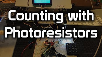 Arduino Counting with Photoresistor, LCD Display and Stepper Motor
