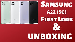 Samsung A22 (5G)- Unboxing & First Look🔥 Specifications..