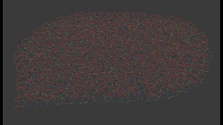 Differential Growth shown in Blender 4.2