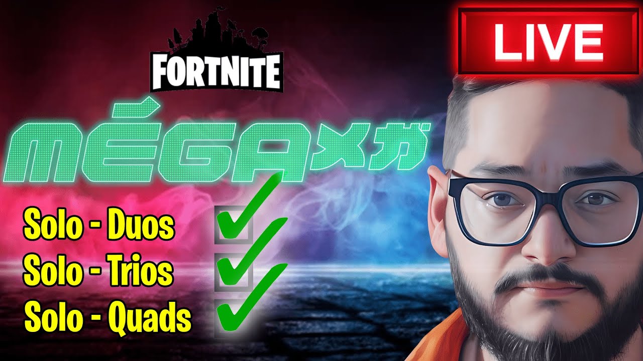 Solo Duo, Trio, & Quad SWEATIN LIVE Fortnite Chapter 4 Season 2 MEGA Zero Build Pub