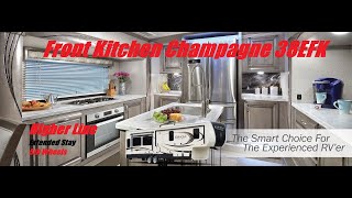 2020 Cedar Creek Champagne 38EFK 6 Slide Out Front Kitchen Fifth Wheel @ Couchs RV Nation RV Review