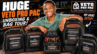 Ultimate HVAC Tool Bag Setup? Veto Pro Pac Unboxing &amp; Tour | @VetoProPacToolBags