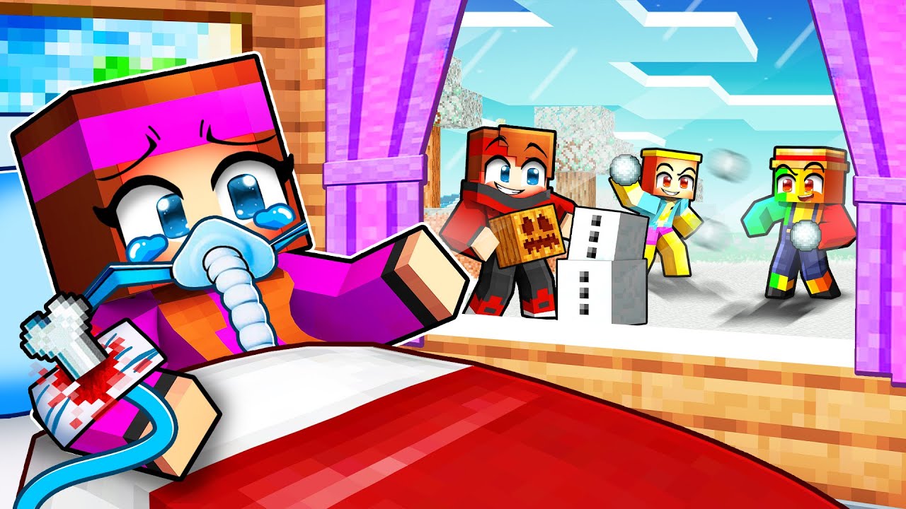 Anna est malade mais tout le monde s'en fiche sur Minecraft !