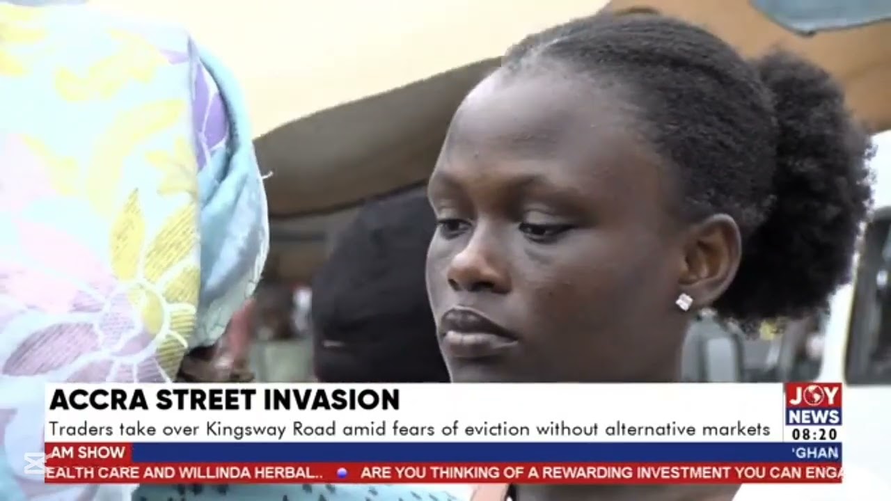 Kingsway Road Overrun: Traders Take Over Key Accra Street. 