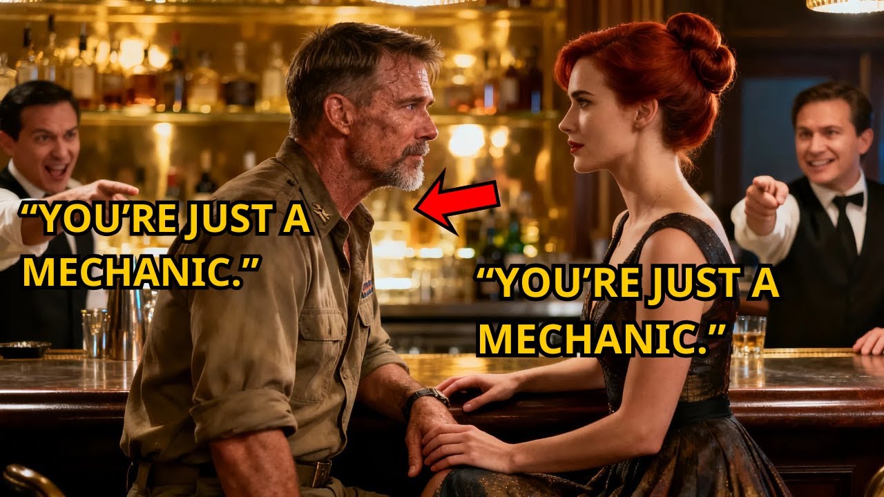 I'm not just a mechanic They Mocked The Single Dad At The Bar Until CEO Discovered His Secret