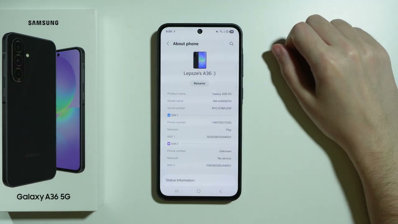 Samsung Galaxy A36 5G: How to Find EID Number