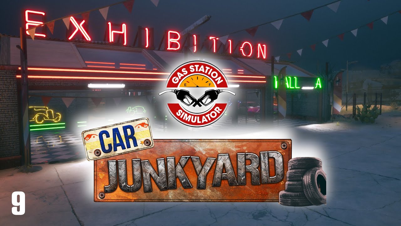 FULLY UPGRADED CAR JUNKYARD DLC Gas Station Simulator Lets Play