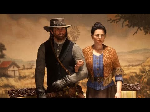 Red Dead Redemption 2 John Marston Reunites With Abigail And Jack 