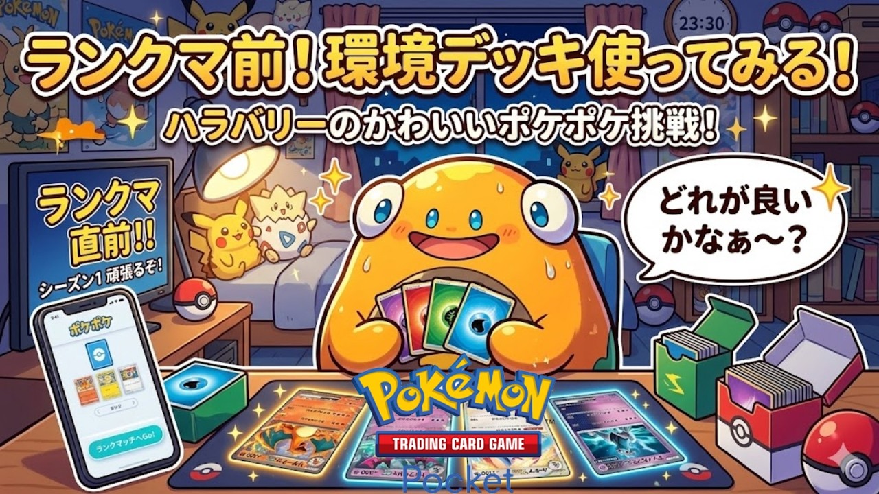 ポケポケ 参加型 ランクマ直前環境デッキを触ってみよう！【初見さん大歓迎】#縦型配信 　#shorts #Pokémon Trading Card Game Pocket