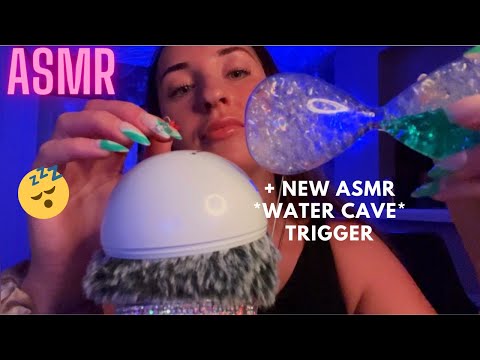 ASMR|Under Water🌊 echo+non echo ASMR triggers *new water cave trigger
