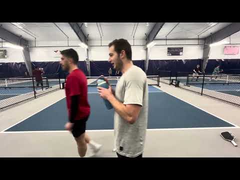 Camp Pickleball Open Moneyball $$$: Pool play- Mike/Danko vs. Caleb/Ben Herrick