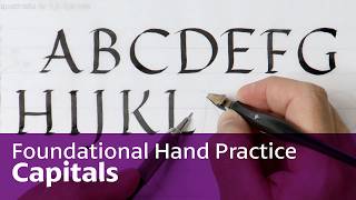 Foundational Hand Calligraphy Practice (Capitals) | Follow Along
