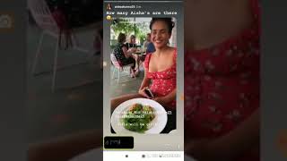 Sisters Neha Sharma And Aisha Sharma Cleavage Show