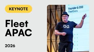 How AI is Transforming Fleet Maintenance | Eden Shirley Keynote | Fleet APAC 2026