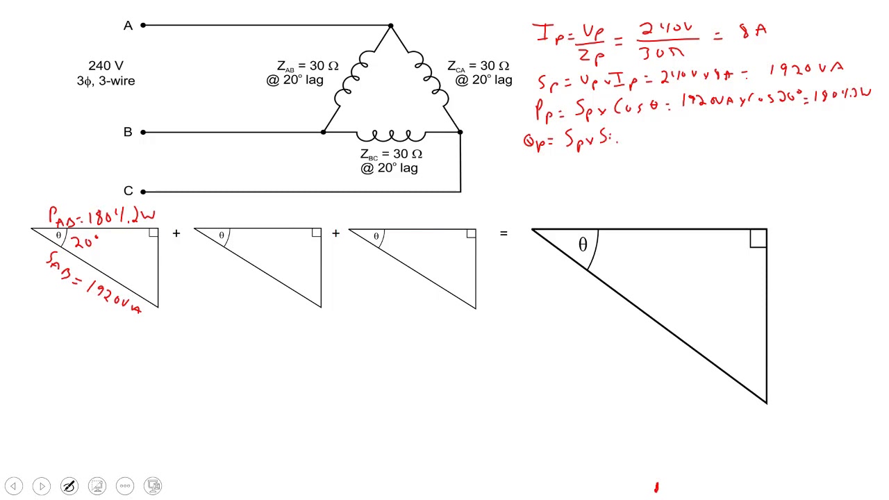 Three Power Calculations   Balanced Circuits Part 1