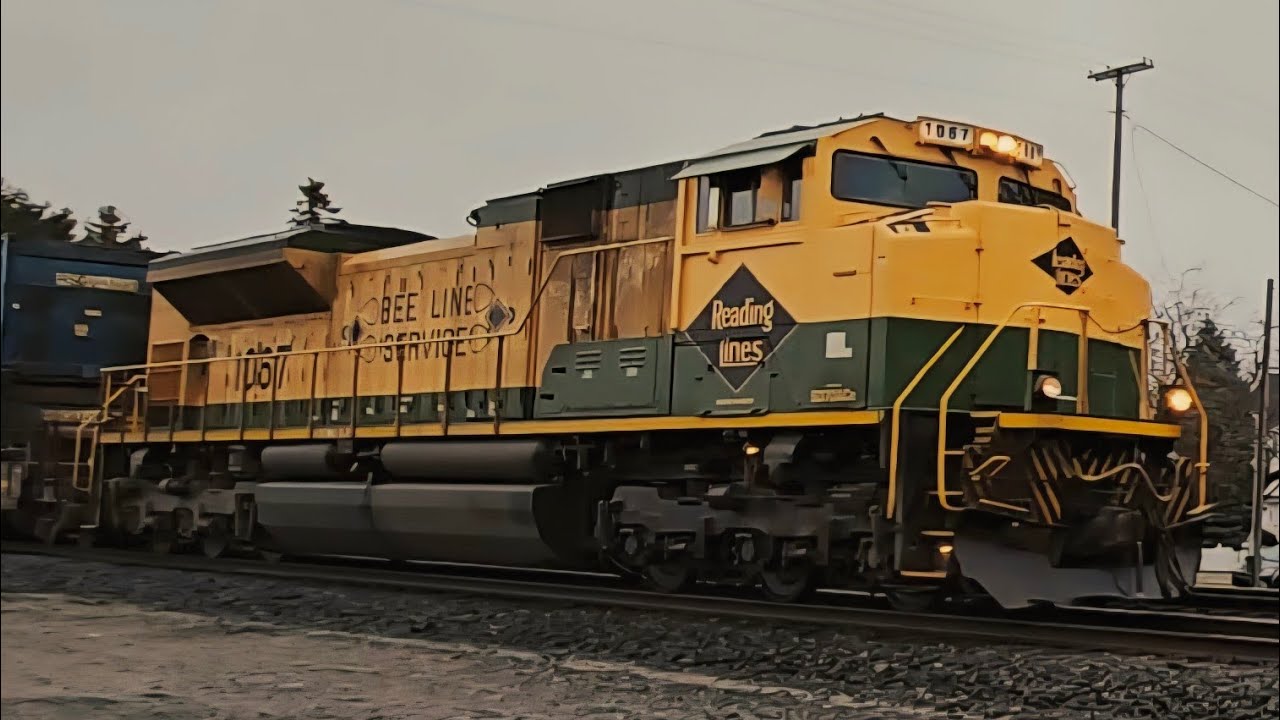 Tracking Norfolk Southern's "Reading Lines" Heritage Unit!!  Passing Trains!  Manifest Trains! 