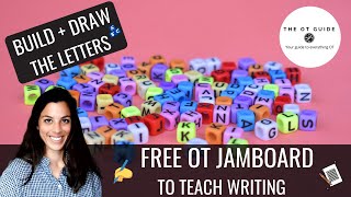 Free Jamboard Activity To Build + Draw The Letters (For Teletherapy) Profile