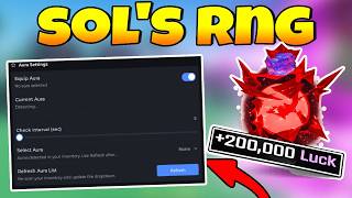 Sol's RNG Script 2026 NO KEY | Auto Boss Raid, Auto Collect, Auto Fish, Auto Memory Match & More