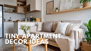 Tiny Apartment Decor Ideas to Maximize Every Corner | Smart Small Space Makeovers