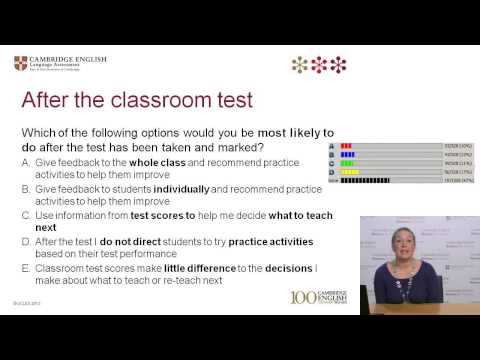 How can assessment support learning? A Learning Oriented Approach