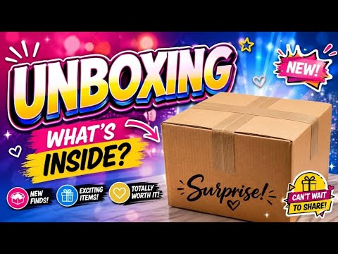 Unboxing gift for Christmas late unboxing