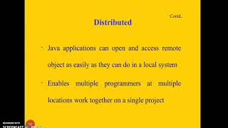 Introduction and Java Features Part II