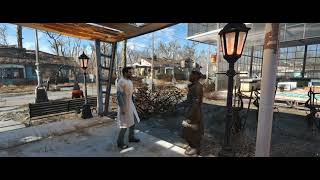 Fallout 4 MOD - Recruit Virgil as Settler - Chatter with X6-88 01