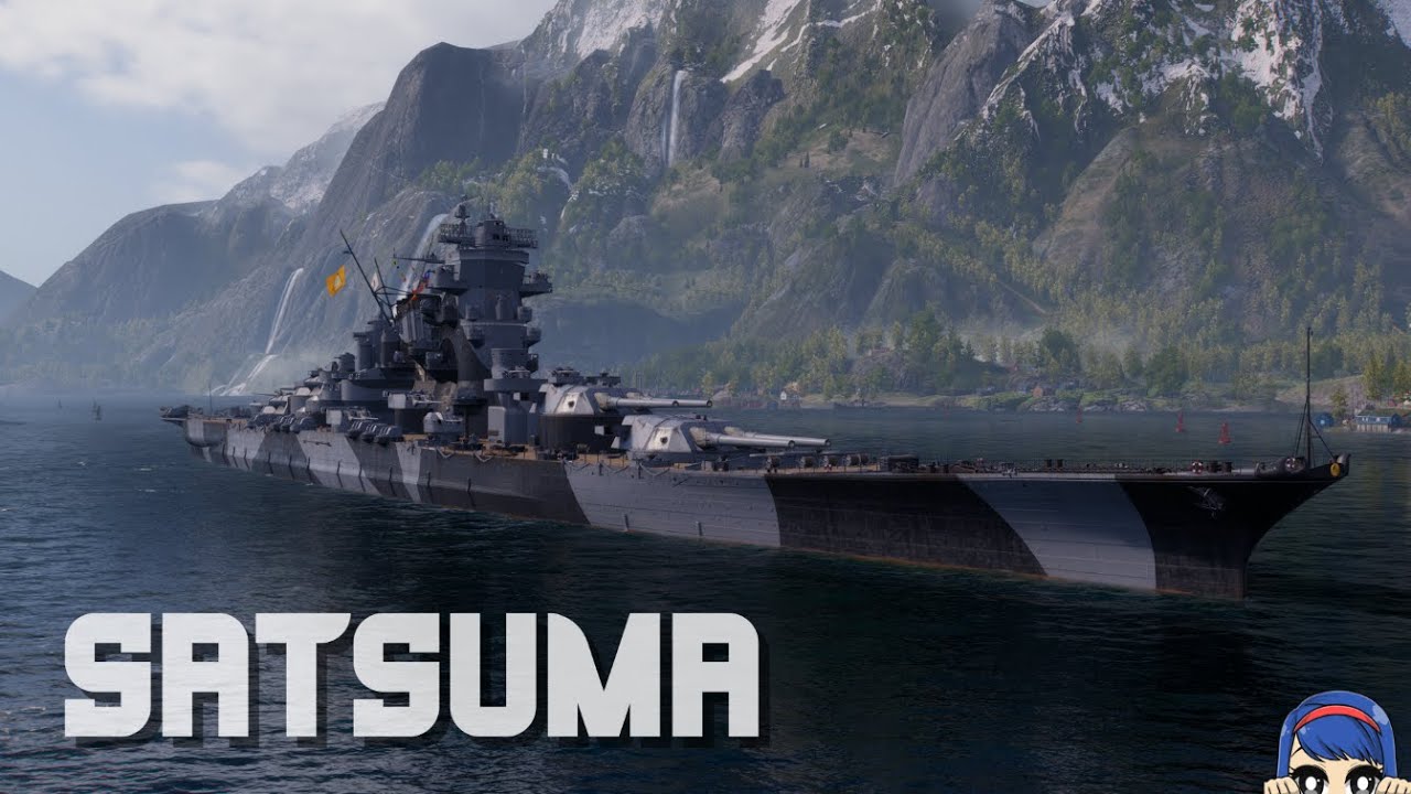 Satsuma Der 510mm Schellenexpress World of Warships Gameplay