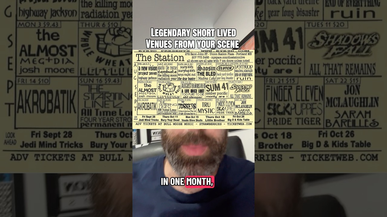 Legendary short lived music venues from your scene - let’s hear em! #punk #emo #hxc
