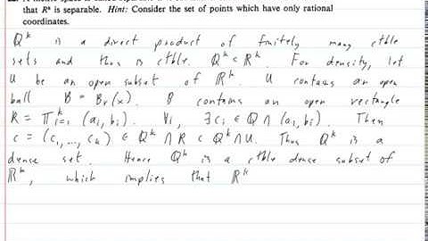 Baby Rudin Chapter 2 Exercise 22