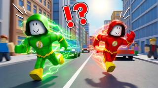 JJ and Mikey Survive as FLASH SUPERHERO for 24 HOURS !? - Roblox Maizen screenshot 2
