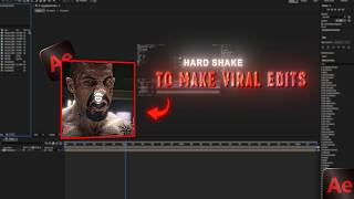 HARD SHAKE Tutorial 🔥 Make Your Edits Go Viral in After Effects