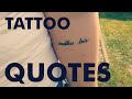 Lovely Very Short Love Quotes for Tattoos