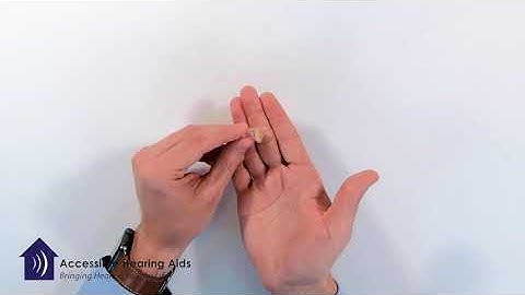 Accessible Hearing Aids - HOW TO: Place & Remove A Custom Hearing Aid